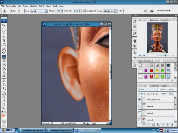 Creation of Nefertiti: Step 8